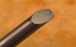 smd solderingنوک ابزار لحیم کاری که تمیز شده است